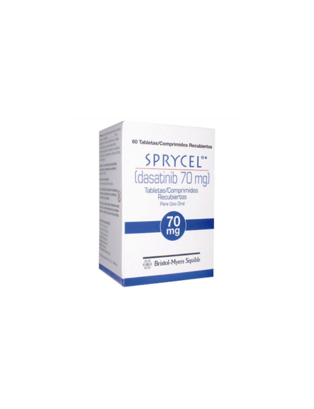 SPRYCEL® 70 mg (Dasatinib) - 60 Tabletas - Bristol Myers