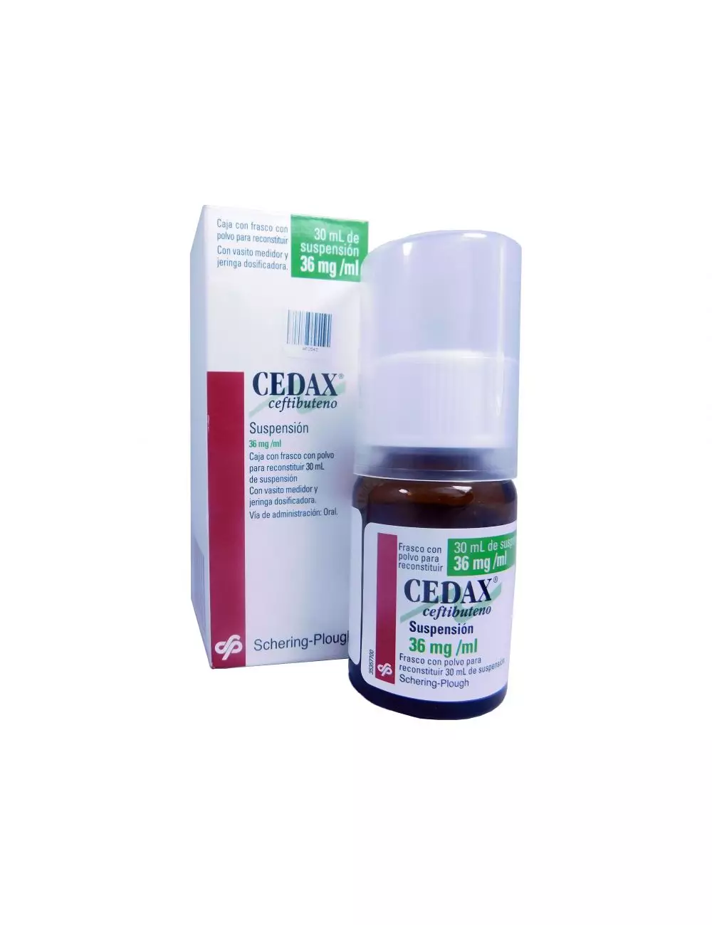 Cedax Suspensión 36mg Caja Con Frasco Con 30mL Con Dosificador -RX2