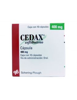 Cedax 400mg Caja Con 10 Cápsulas -RX2