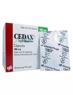 Cedax 400mg Caja Con 10 Cápsulas -RX2