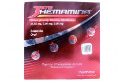 Hemamina Jet Caja Con 10 Ampolletas De 5 mL