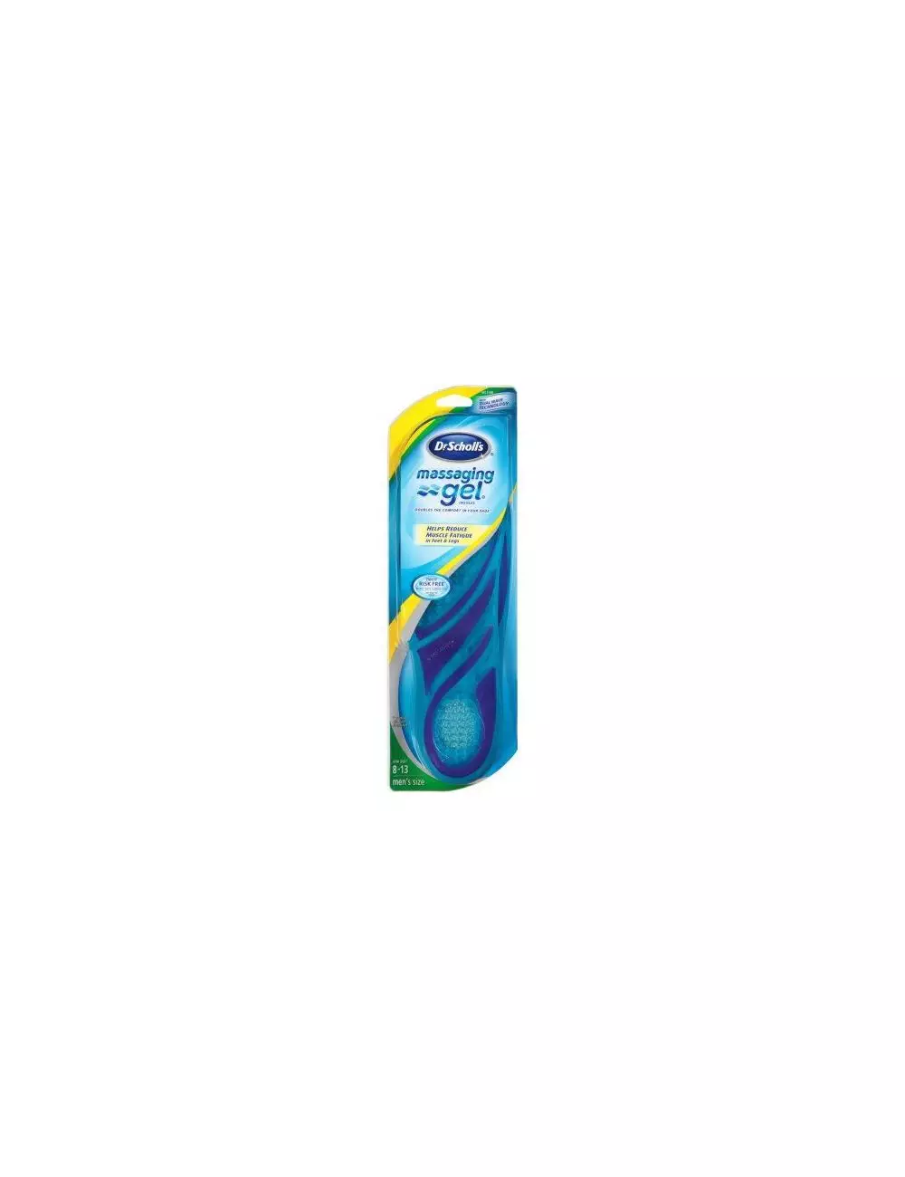 Dr. Scholl's Masaje Plantillas De Gel De Hombre 8-13 Enpaque con 1 Par