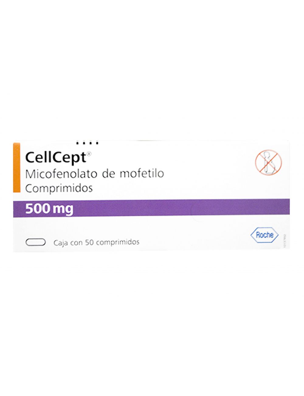 Cellcept 500 mg Caja con 50 Comprimidos