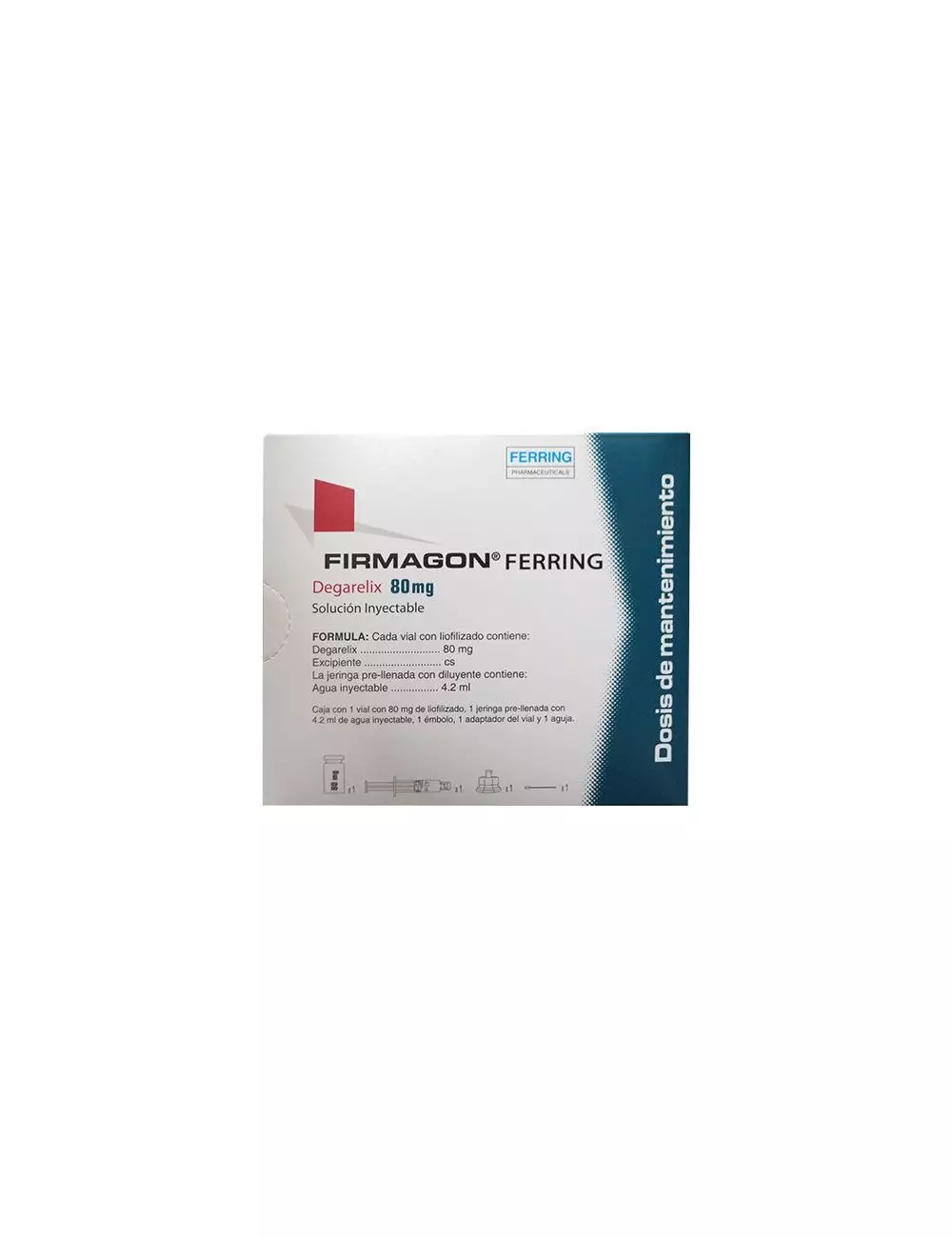 Firmagon® 80 mg (Degarelix) - Caja con 1 Vial de Liofilizado - Ferring Pharmaceuticals