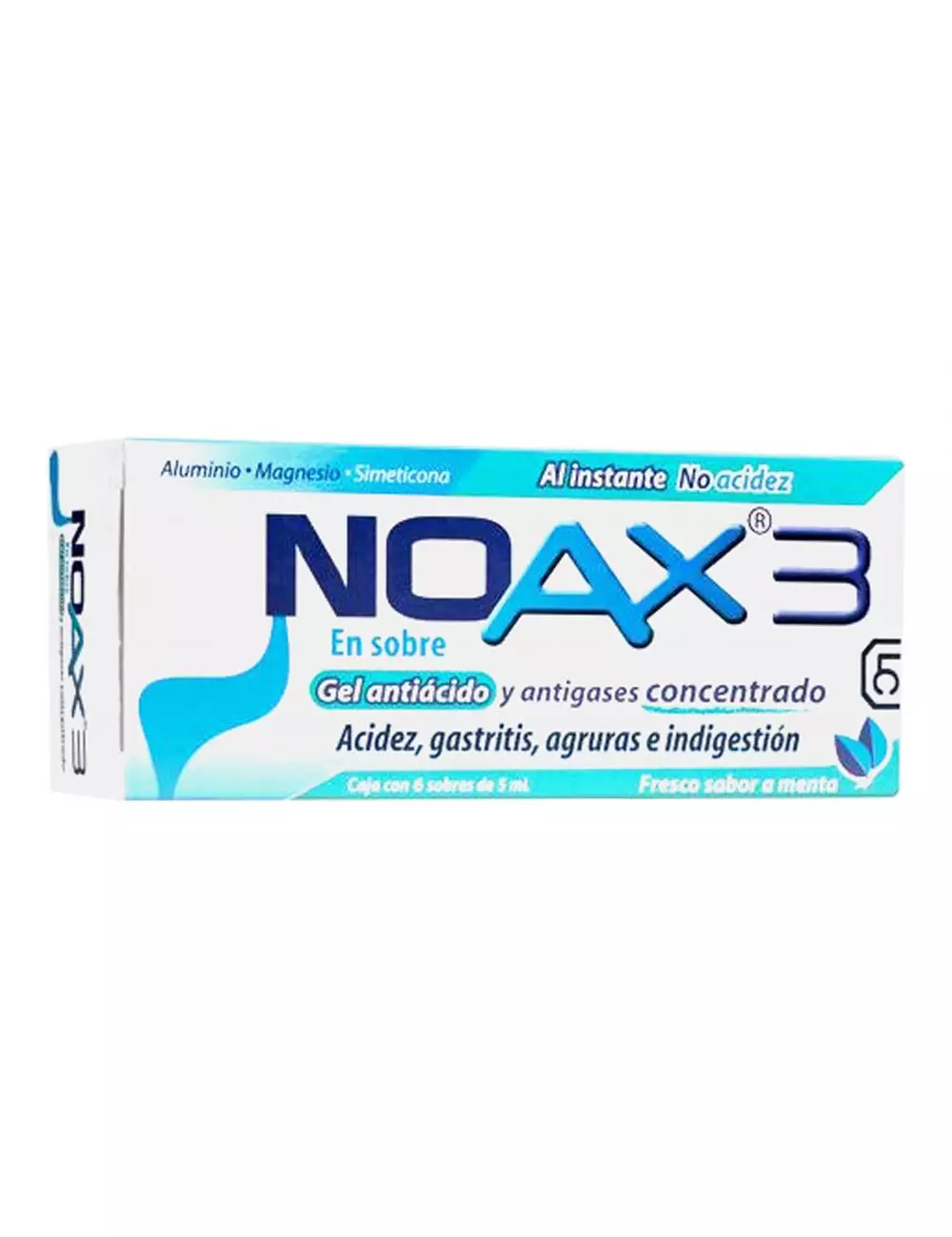 Noax-3 Gel 5 mL Caja Con 6 Sobres