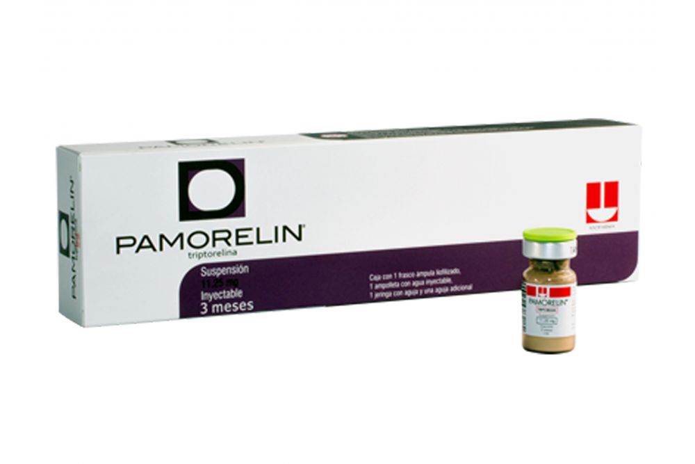Pamorelin 3.75 mg Caja Con 1 Frasco Ámpula, 1 Jeringa Con Aguja 1 Ampolleta Con 2 mL