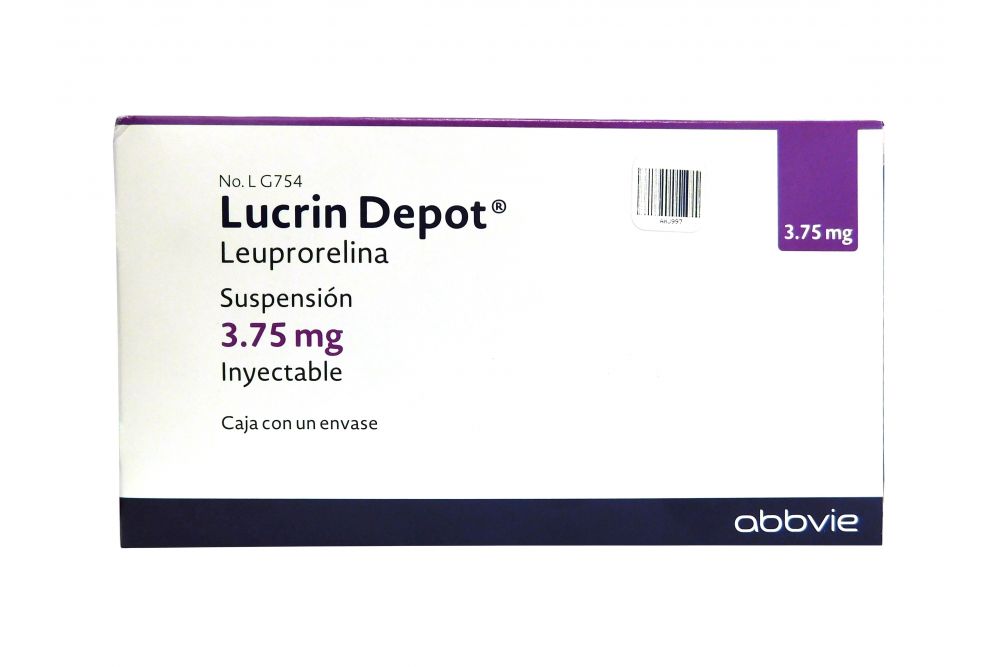 Lucrin-Depot Abbovie 3.75 mg Solución inyectable Caja Con 1 Frasco Ámpula