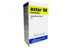 Axtar IM 1 g Solución Inyectable Caja Con Frasco Ámpula y Ampolleta Con 3.5 mL - RX2