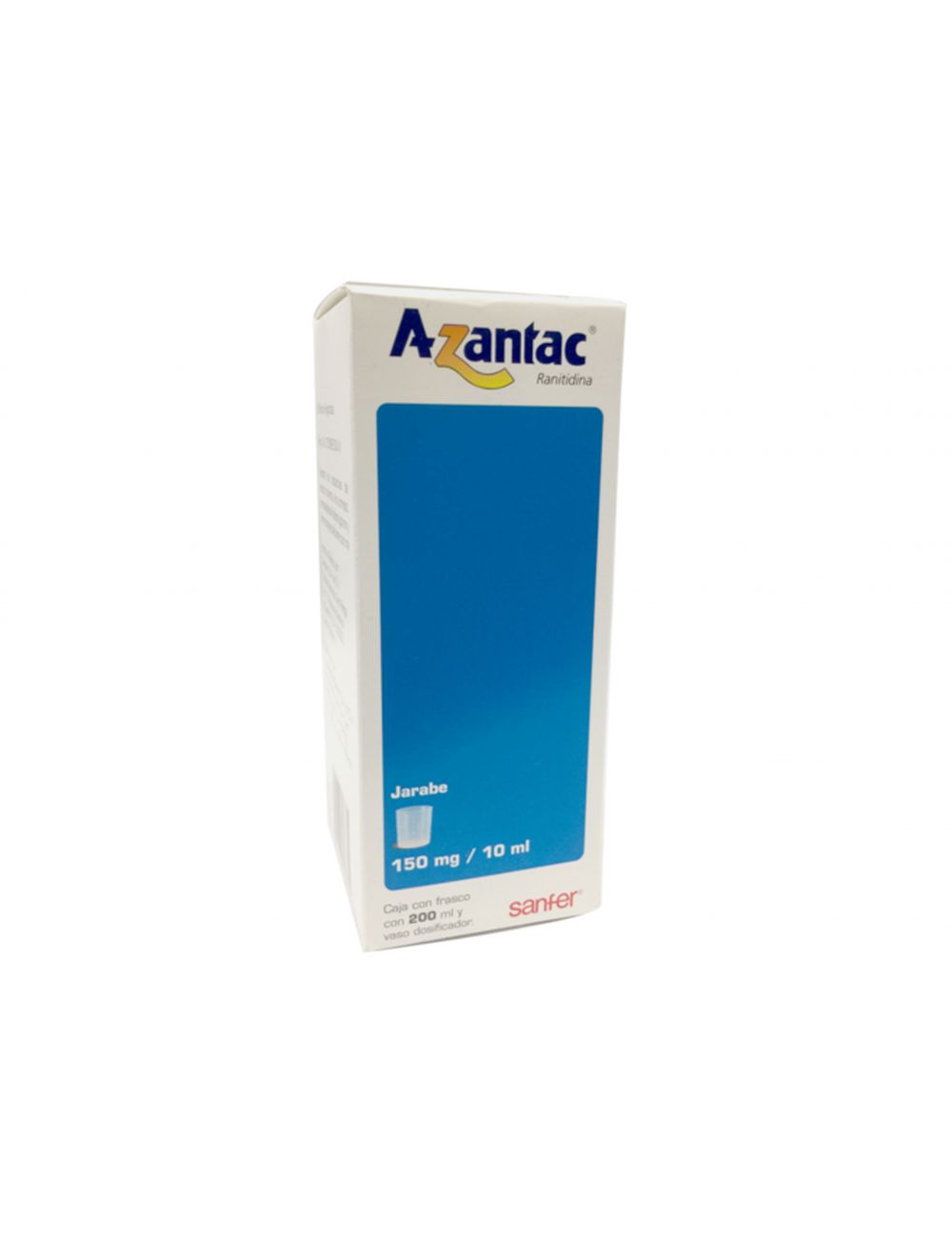 Azantac Jarabe 150 mg/10 mL Caja Con Frasco Con 200 mL