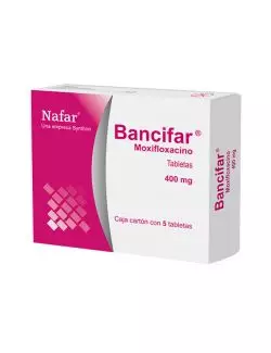 Bancifar 400 mg. Caja 5 Tabletas RX2