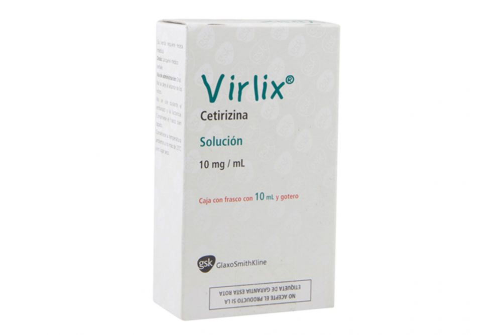 Virlix Solución 10 mg/mL Caja Con Frasco Con 10 mL y Gotero