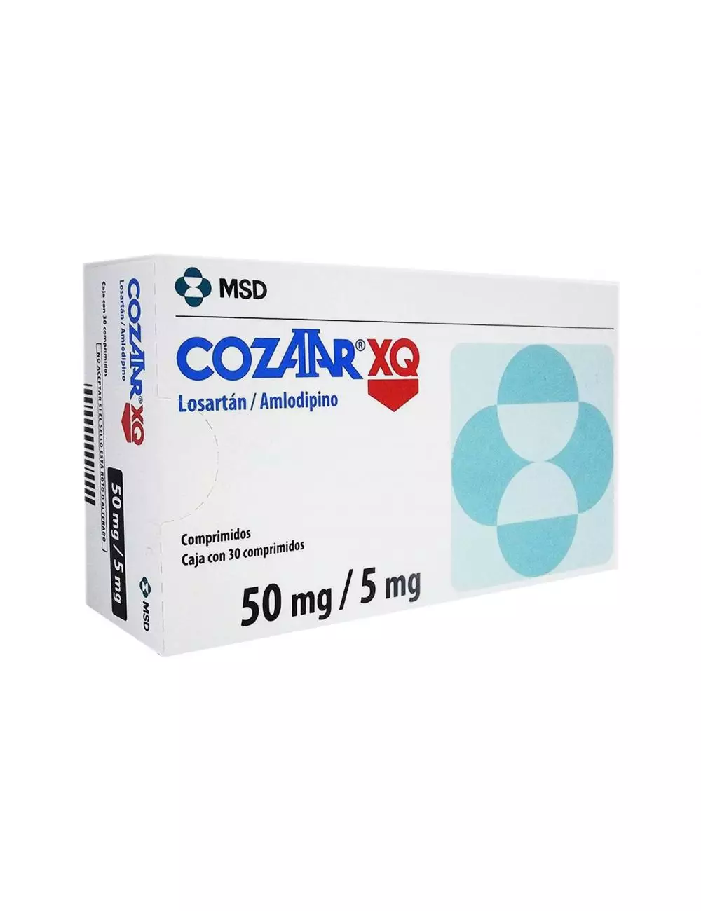 Cozaar XQ 50 mg/5 mg Caja Con 15 Comprimidos