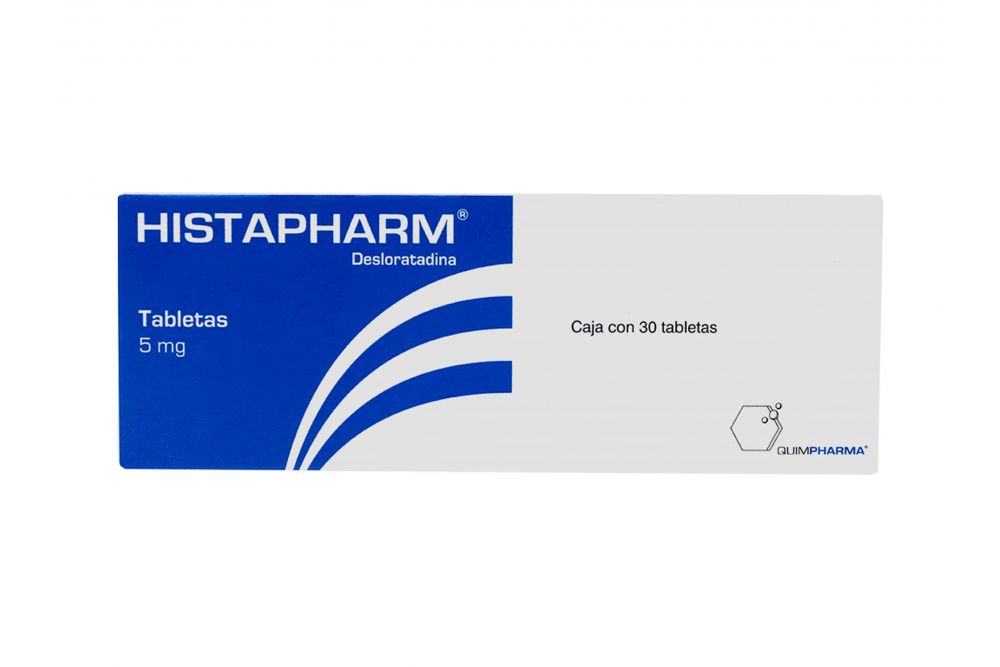 Histapharm Desloratadina 5 mg Caja Con 30 Tabletas