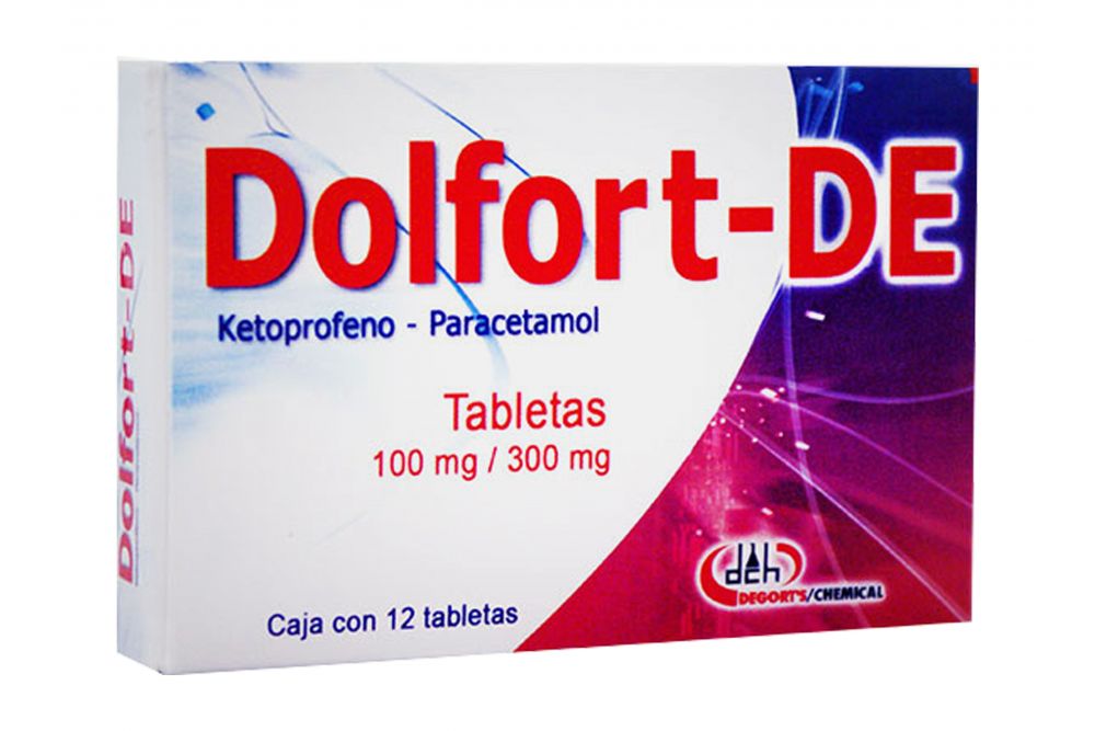 Dolfort-De 100 mg/300 mg Con 12 Tabletas