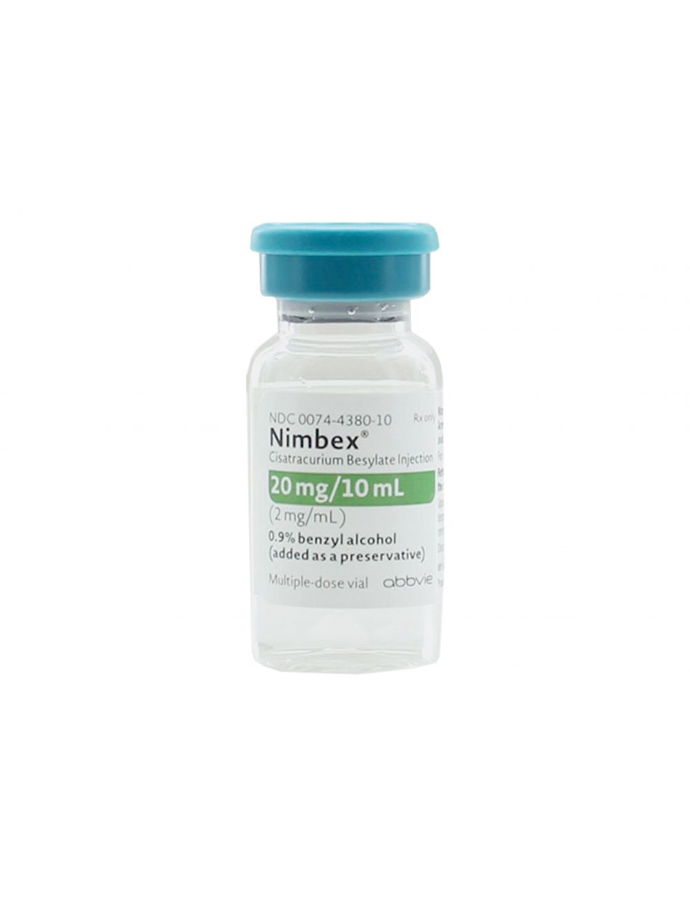 Nimbex Inyectable 20 mg Caja Con 1 Ampolleta De 10 mL RX3