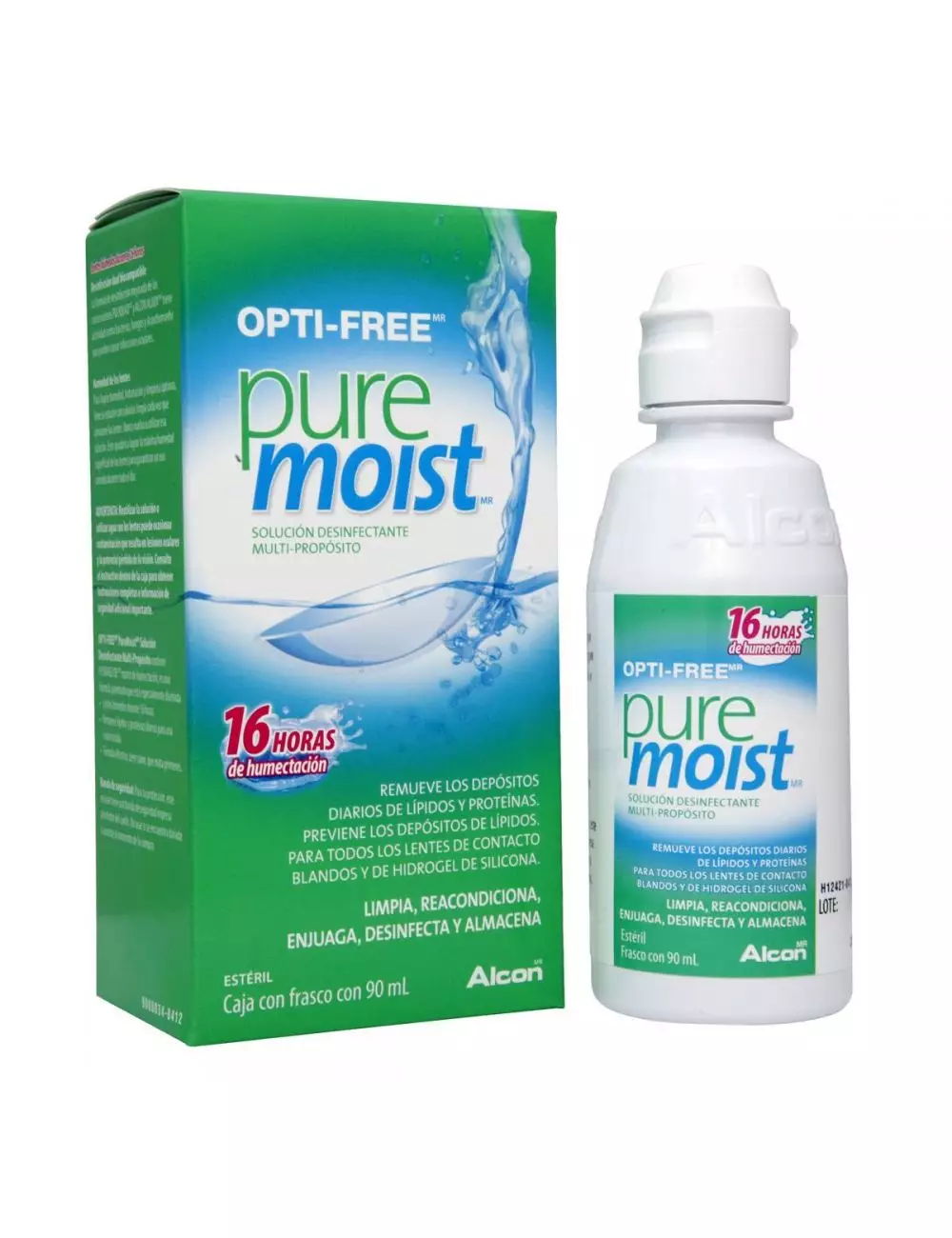 Opti Free Pure Moist Frasco Con 90 mL