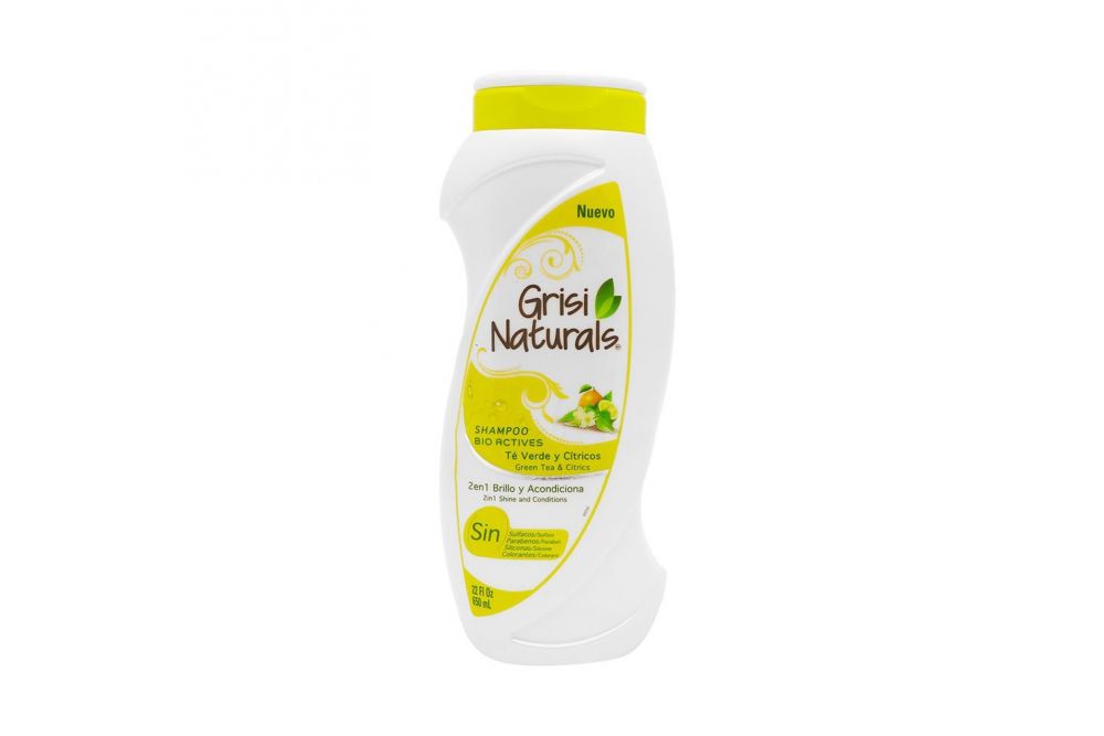 Shampoo Grisi Naturals 2 En 1 650 ml.