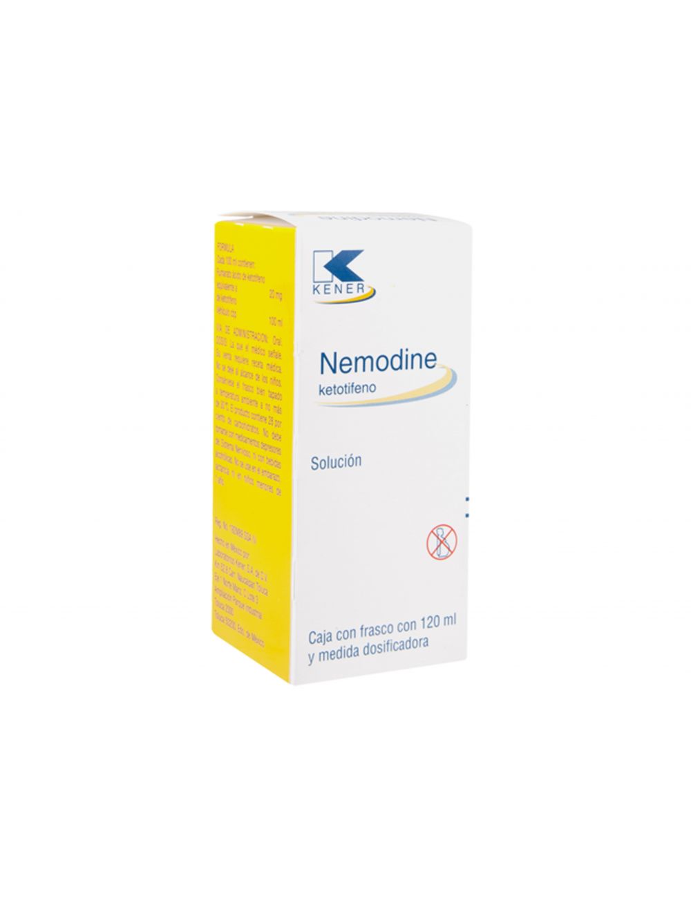 Nemodine 20 mg Solución Caja Con Frasaco Con 120 ml