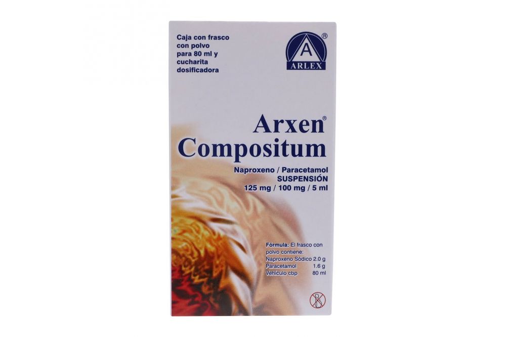 Arxen Compositun 125 mg/ 100 mg Suspensión 80ml.