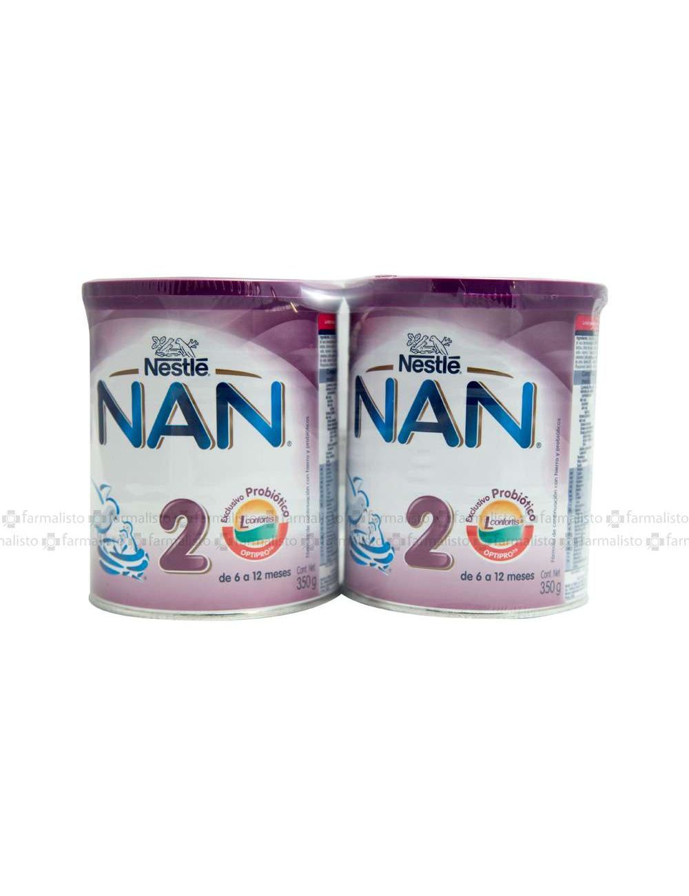 Nan 2 De 6 A 12 Meses Lata Con 350 g. 2x1