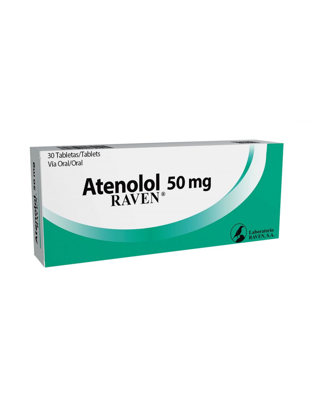 Atenolol 50 mg Caja Con 28 Tabletas