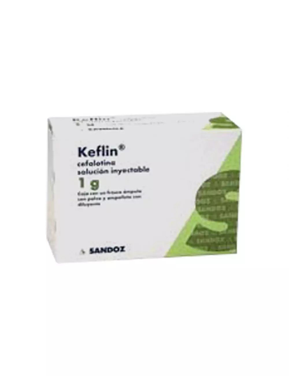 Keflin 1 gramo Frasco Ámpula 1 X 5 mL -RX2