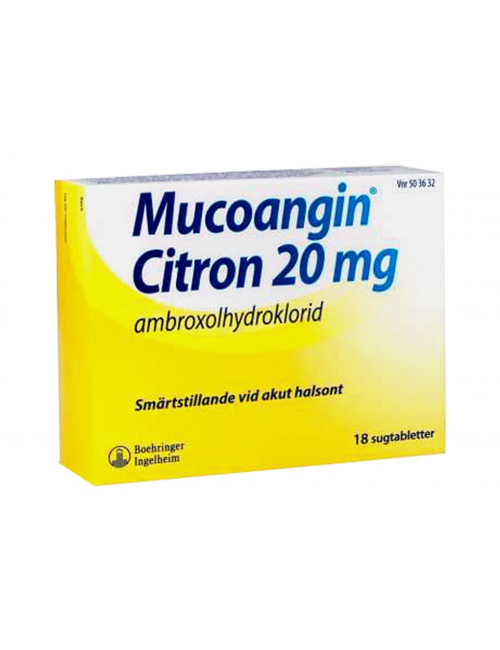 Mucoangin 20 mg Caja Con 18 Pastillas Sabor Grosella