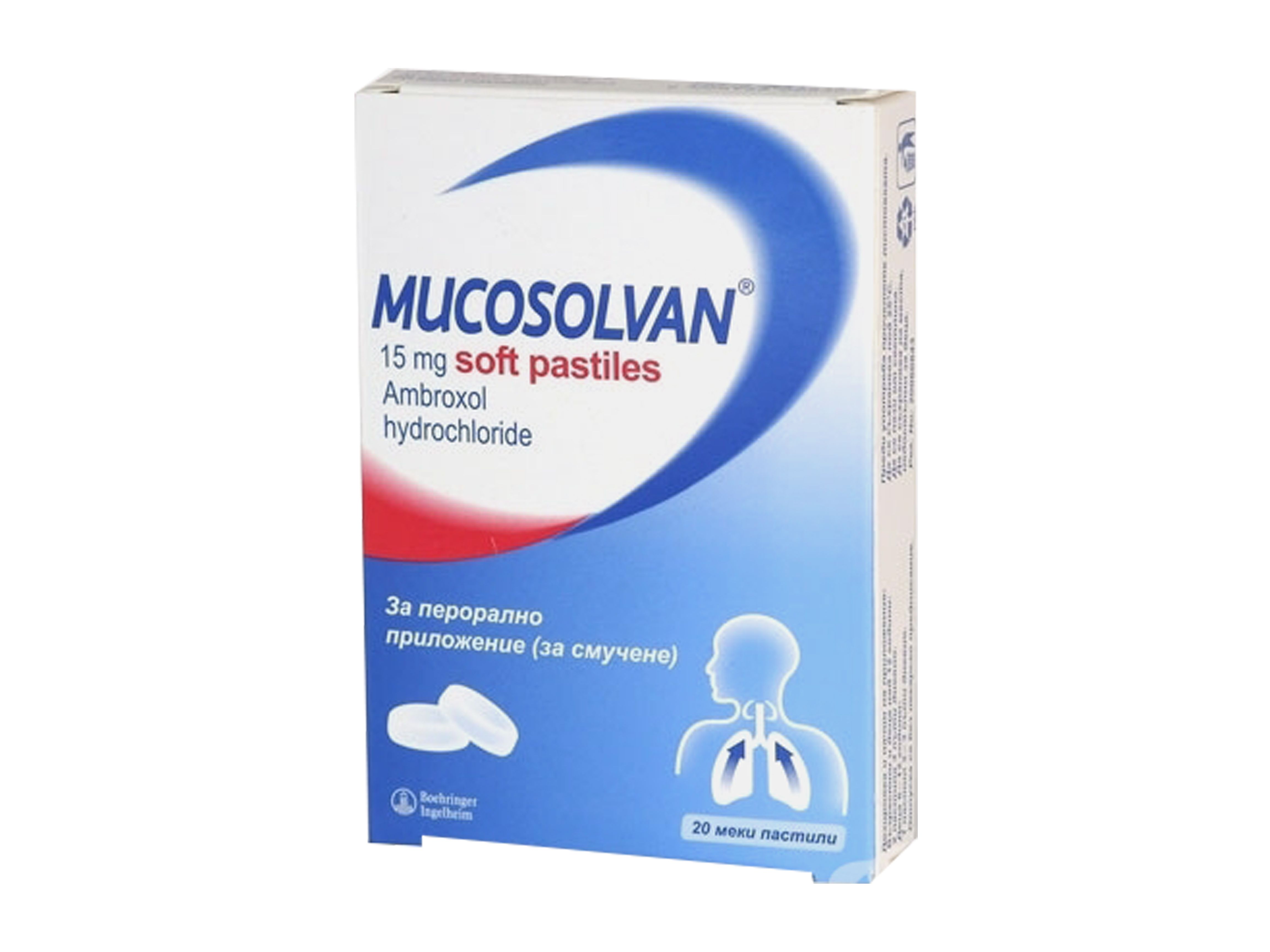 Precio Mucosolvan 15 mg con 20 tabletas | Farmalisto MX