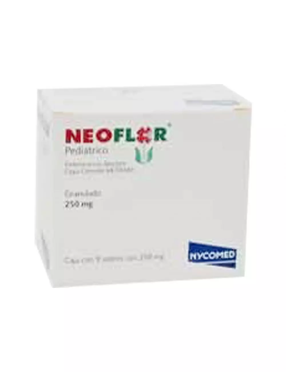 Neoflor Pediátrico Granulado 250 mg Caja Con 9 Sobres