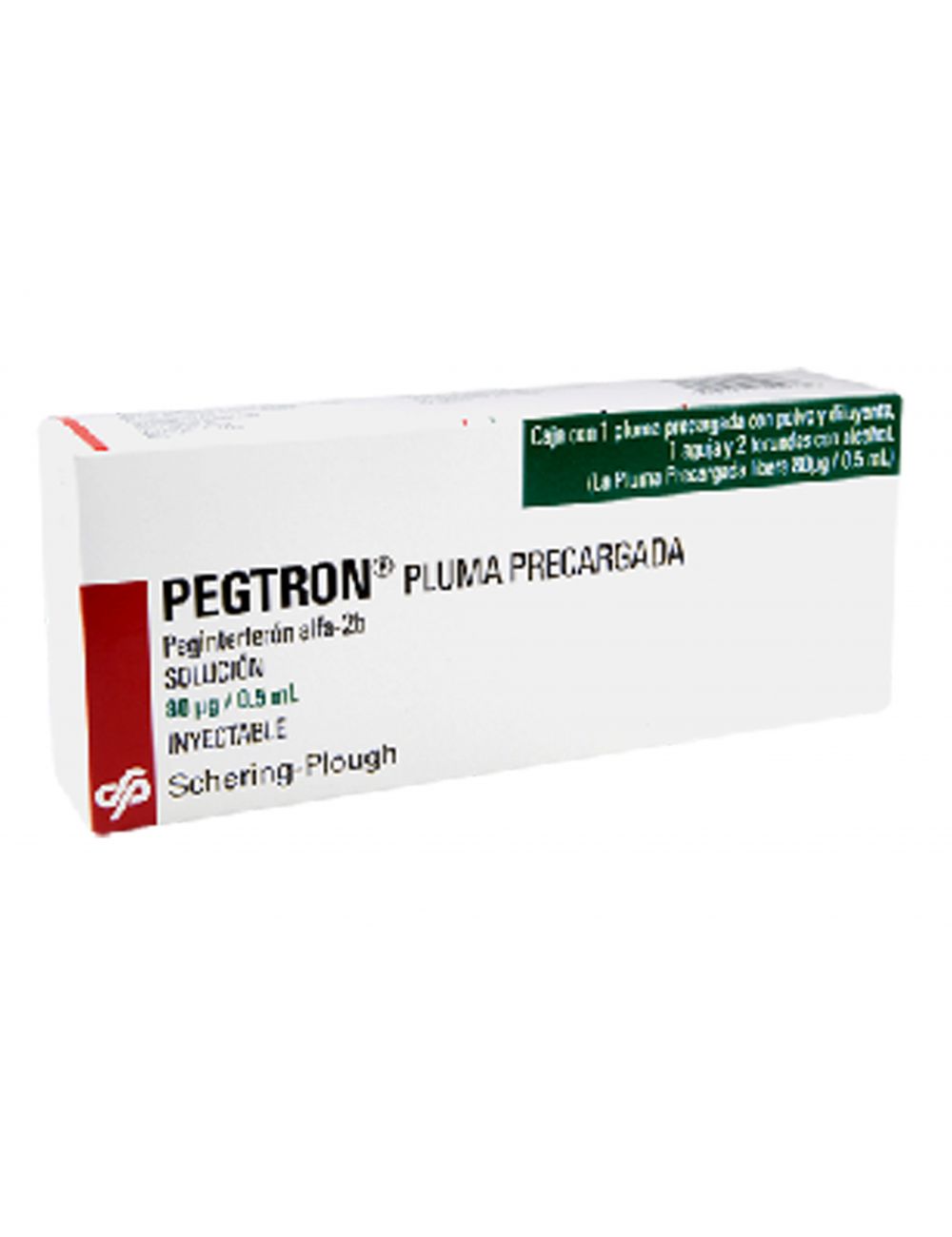 PEGTRON® 38µg/0.5ml (Peginterferón alfa-2b) - 1 Pluma Precargada - Schering-Plough RX3