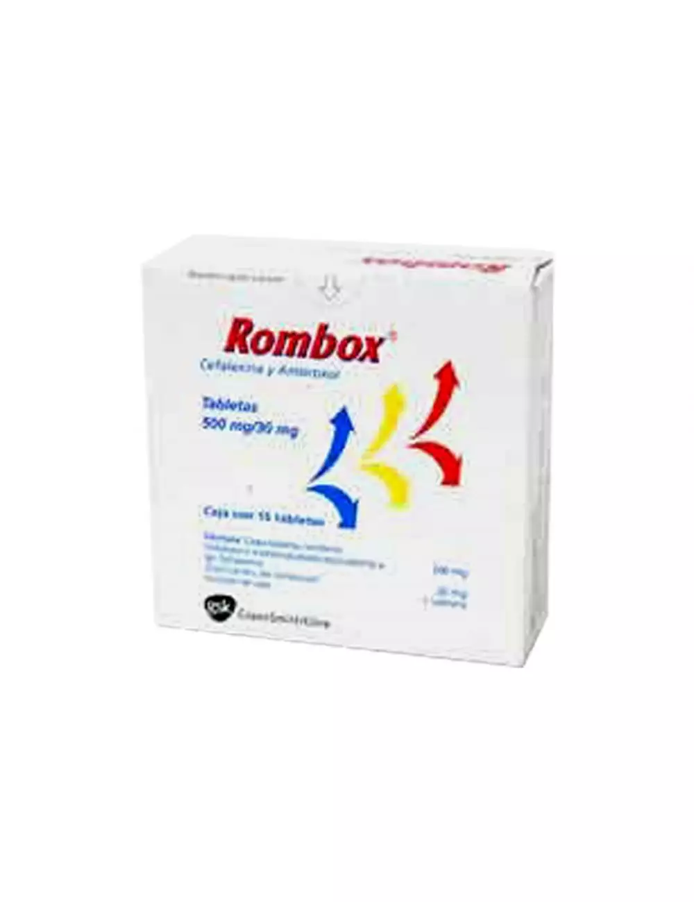 Rombox 500mg/30mg Caja Con 15 Tabletas - RX2