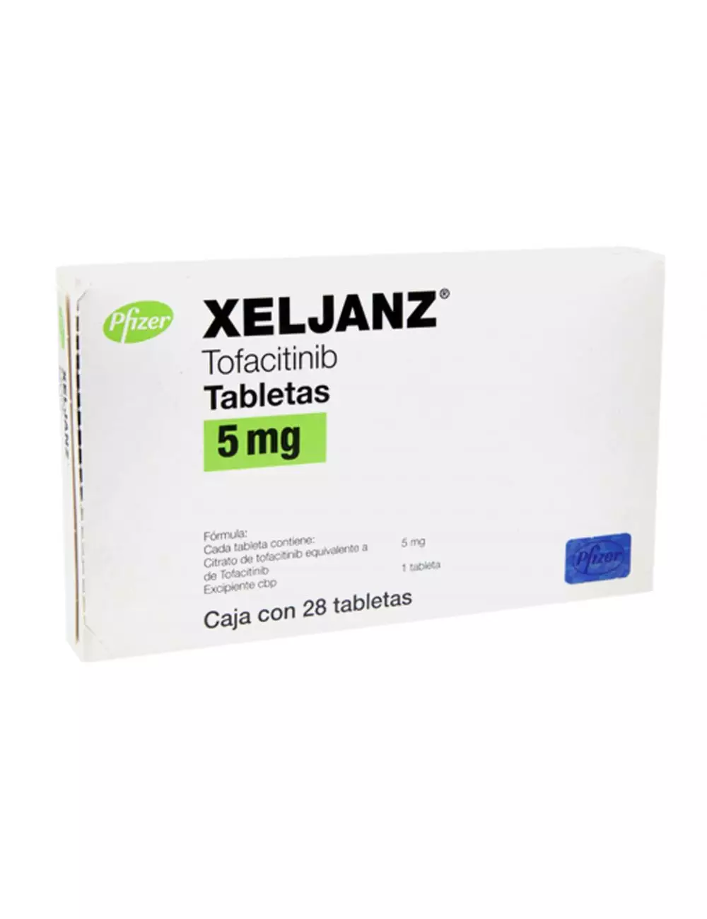 XELJANZ® (Tofacitinib) 5 mg - 28 Tabletas - Pfizer