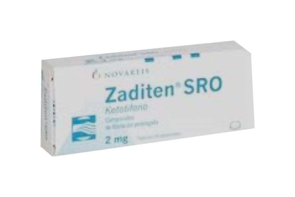 Precio Zaditen-Sro 2 mg con 14 comprimidos | Farmalisto MX