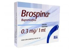 Brospina 0.3 mg Con 6 Ampolletas - RX1