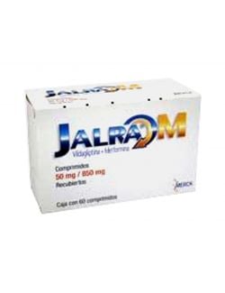 Jalra-M® 50mg/850mg (Vildagliptina + Metformina) - 60 Comprimidos - Merck