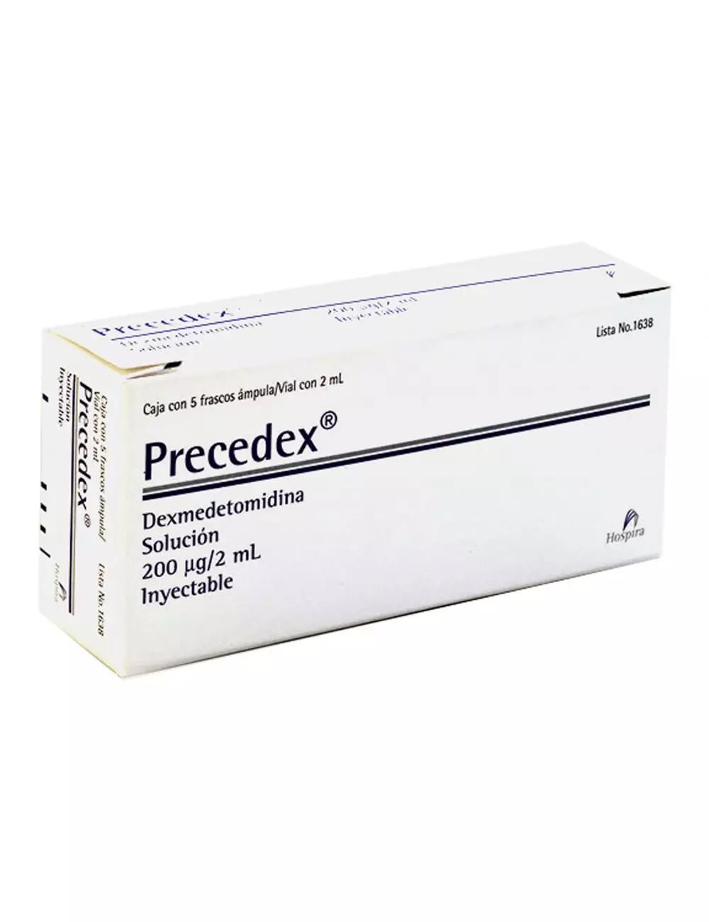 Precedex® 200 µg/2ml (Dexmedetomidina) - 5 Frascos Ámpula - Hospira