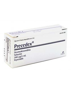 Precedex® 200 µg/2ml (Dexmedetomidina) - 5 Frascos Ámpula - Hospira