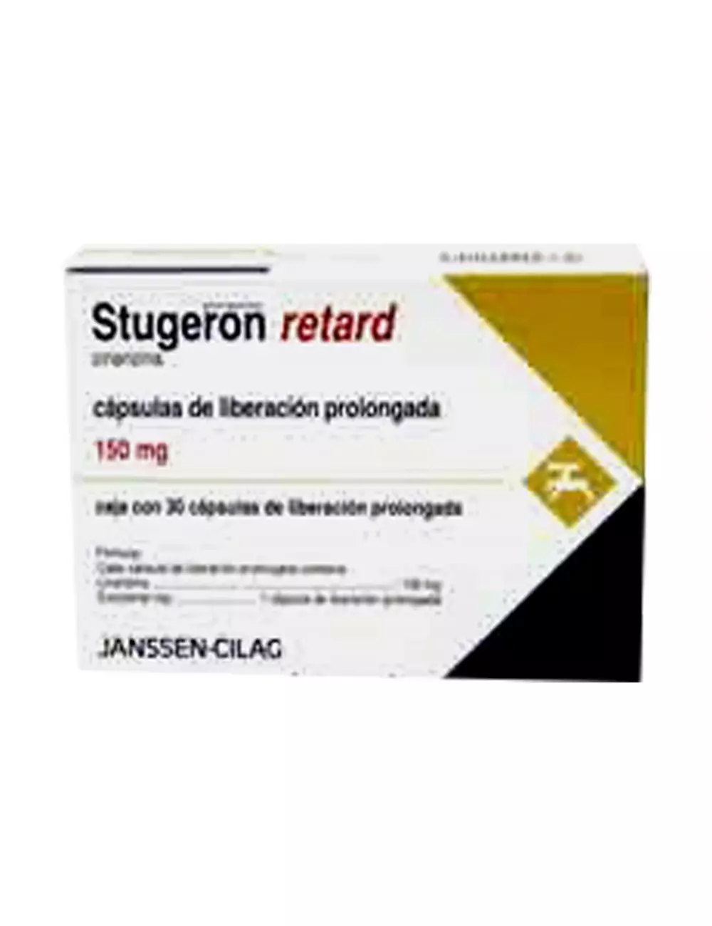 STUGERON RETARD 150MG C/30 CAPS