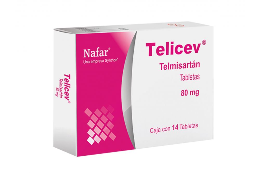 Telicev 80 mg. 14 Tabletas