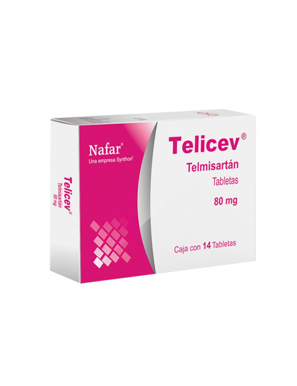 Telicev 80 mg. 14 Tabletas