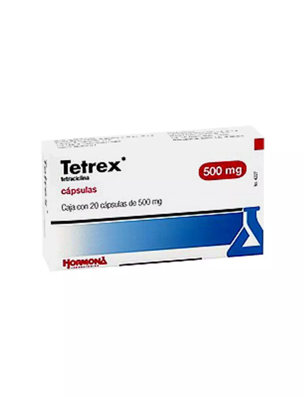 Tetrex 500 mg Con 20 Cápsulas -RX2