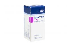 Idamycin Caja Con 1 Frasco Ámpula  Solución Inyectable 5 mg