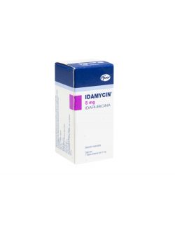 Idamycin Caja Con 1 Frasco Ámpula  Solución Inyectable 5 mg