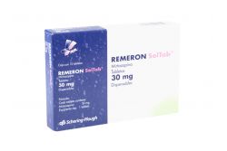 Remeron Soltab 30 mg Caja Con 12 Tabletas Dispersables
