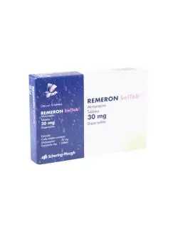 Remeron Soltab 30 mg Caja Con 12 Tabletas Dispersables