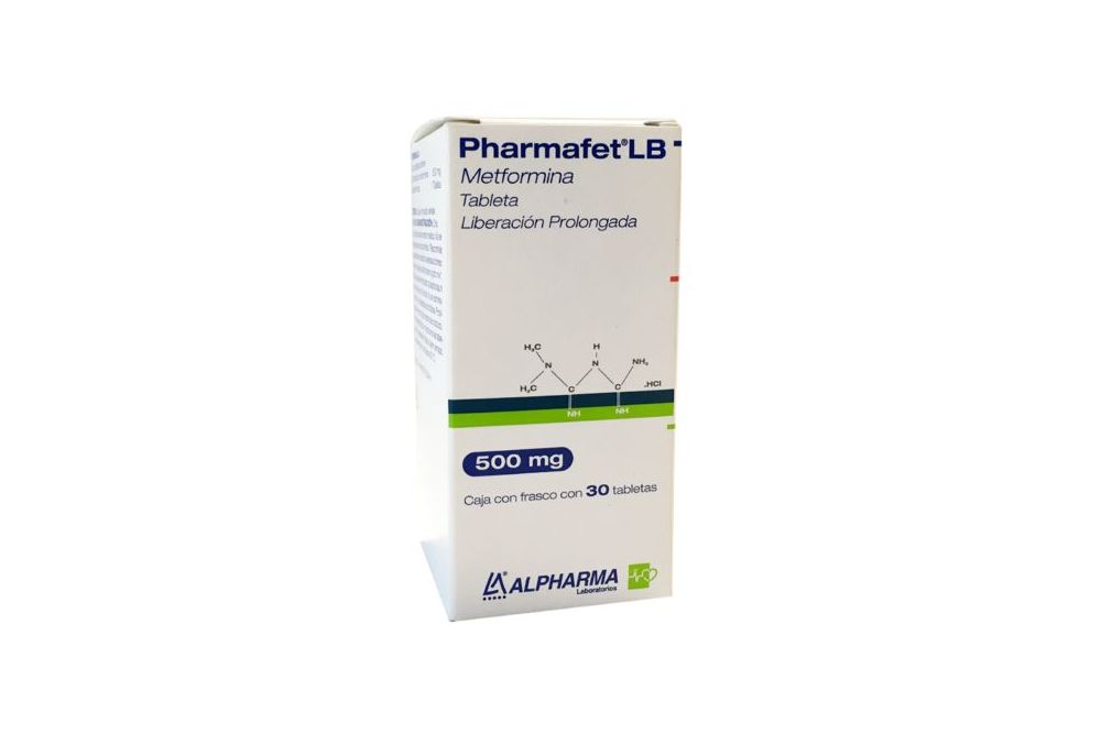 Pharmafet Lb 500 mg. 30 Tabletas