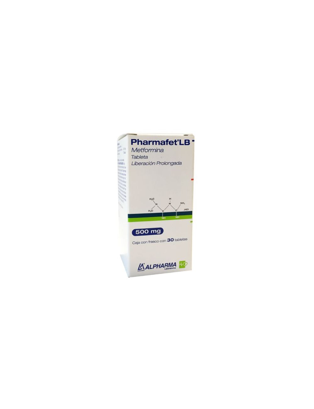 Pharmafet Lb 500 mg. 30 Tabletas