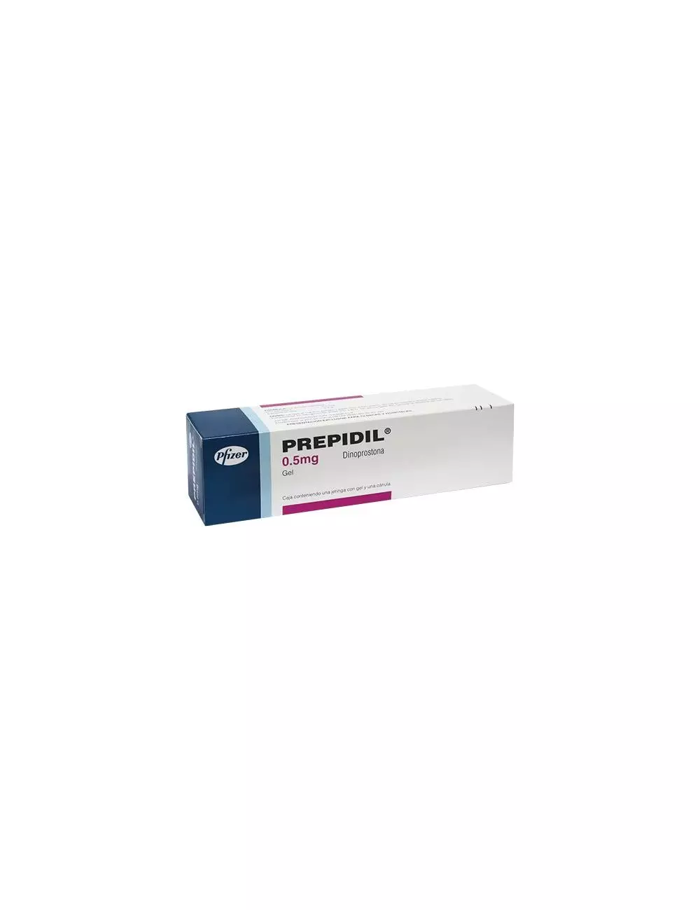 Prepidil 0.5 mg Gel Caja Con Jeringa Y Cánula RX3