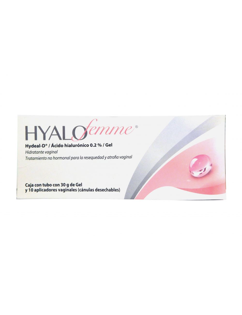 Hyalo femme Hydeal D Gel Con tubo de 30 g y 10 aplicadores vaginales