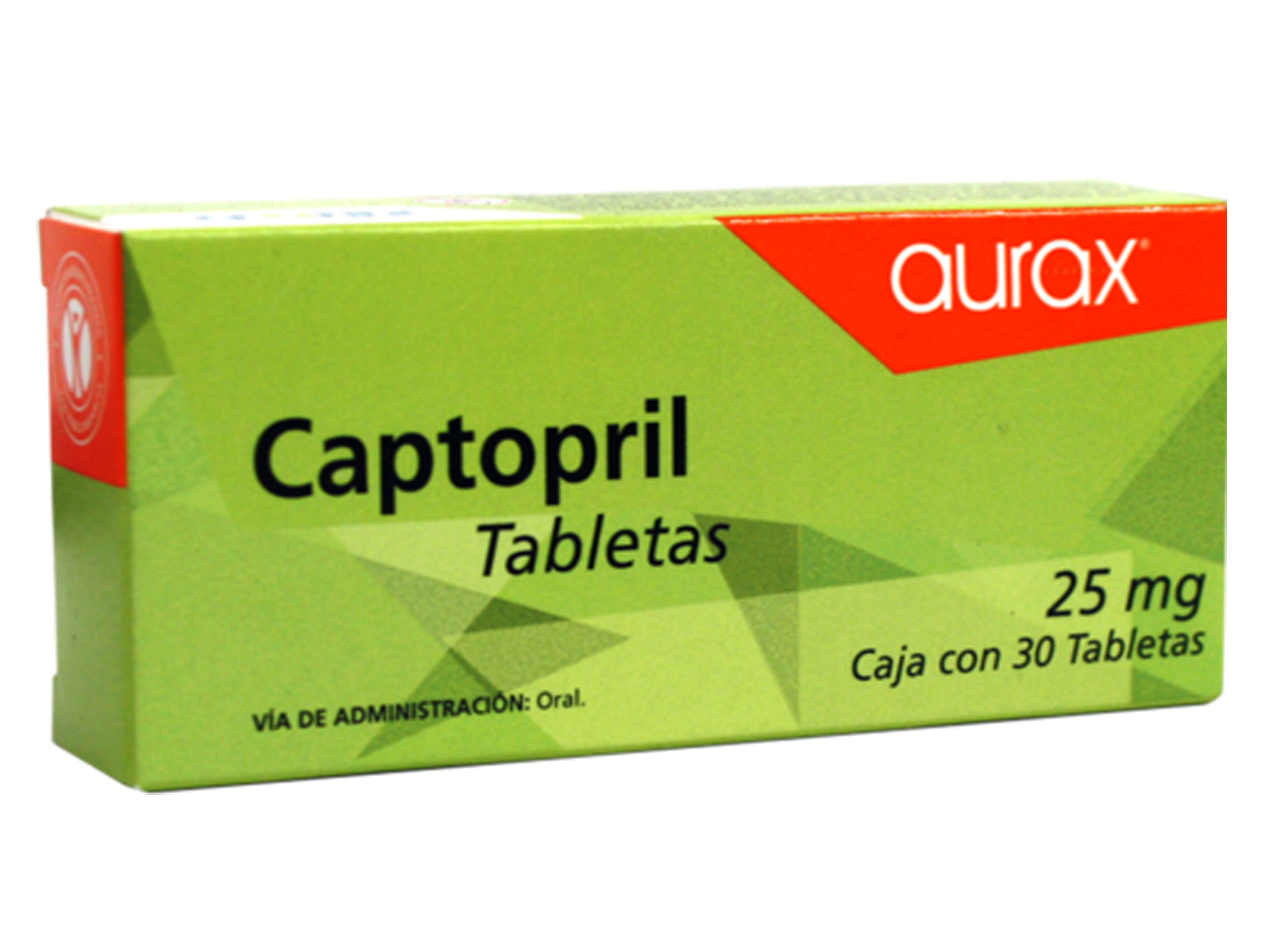 Precio Captopril 25 mg caja con 30 tabletas | Farmalisto MX